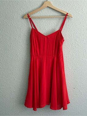 Talula red skater dress size 4
